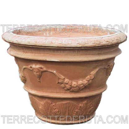 vaso artistico in terracotta