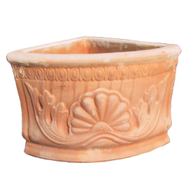 angoliera semplice terracotta