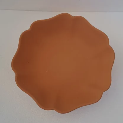 Insalatiera costolata semilavorato in terracotta - immagine 2