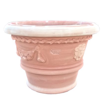 Articolo 10060 vaso classico decorato in terracotta