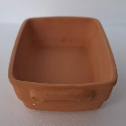 Pirofila rettangolare semilavorato in terracotta - immagine 2